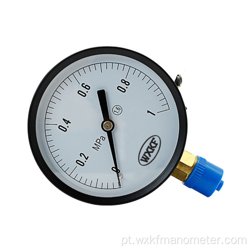 Medidor de pressão para manômetro de mídia gasosa e líquida